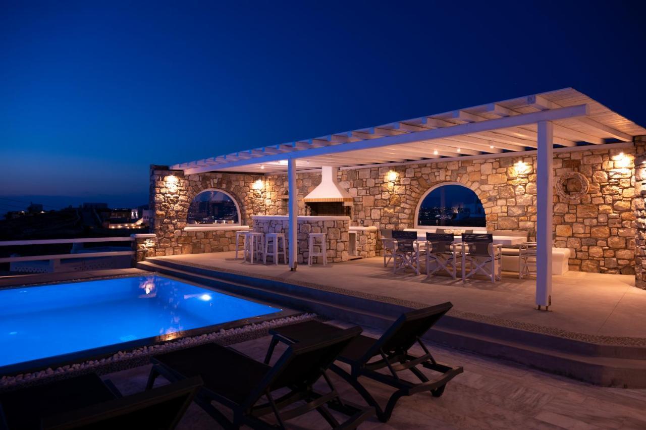 Villa Orion Mykonos - Magnificent Sea View Mykonos Town Esterno foto